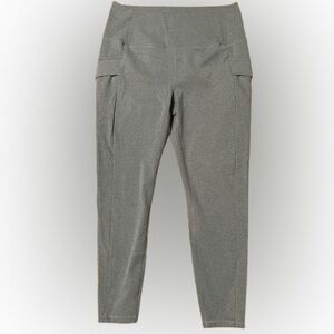 Avalanche Grey High-Waist Ponte Leggings